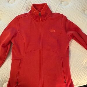 The North Face Vibrant Red Zip-Up Jacket